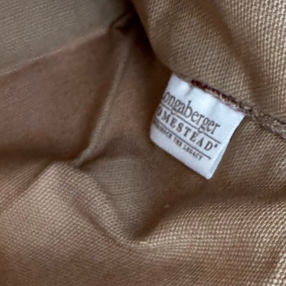 NWT Longaberger Orchard Park Plaid Mini Tote Bag - Picture 11 of 14